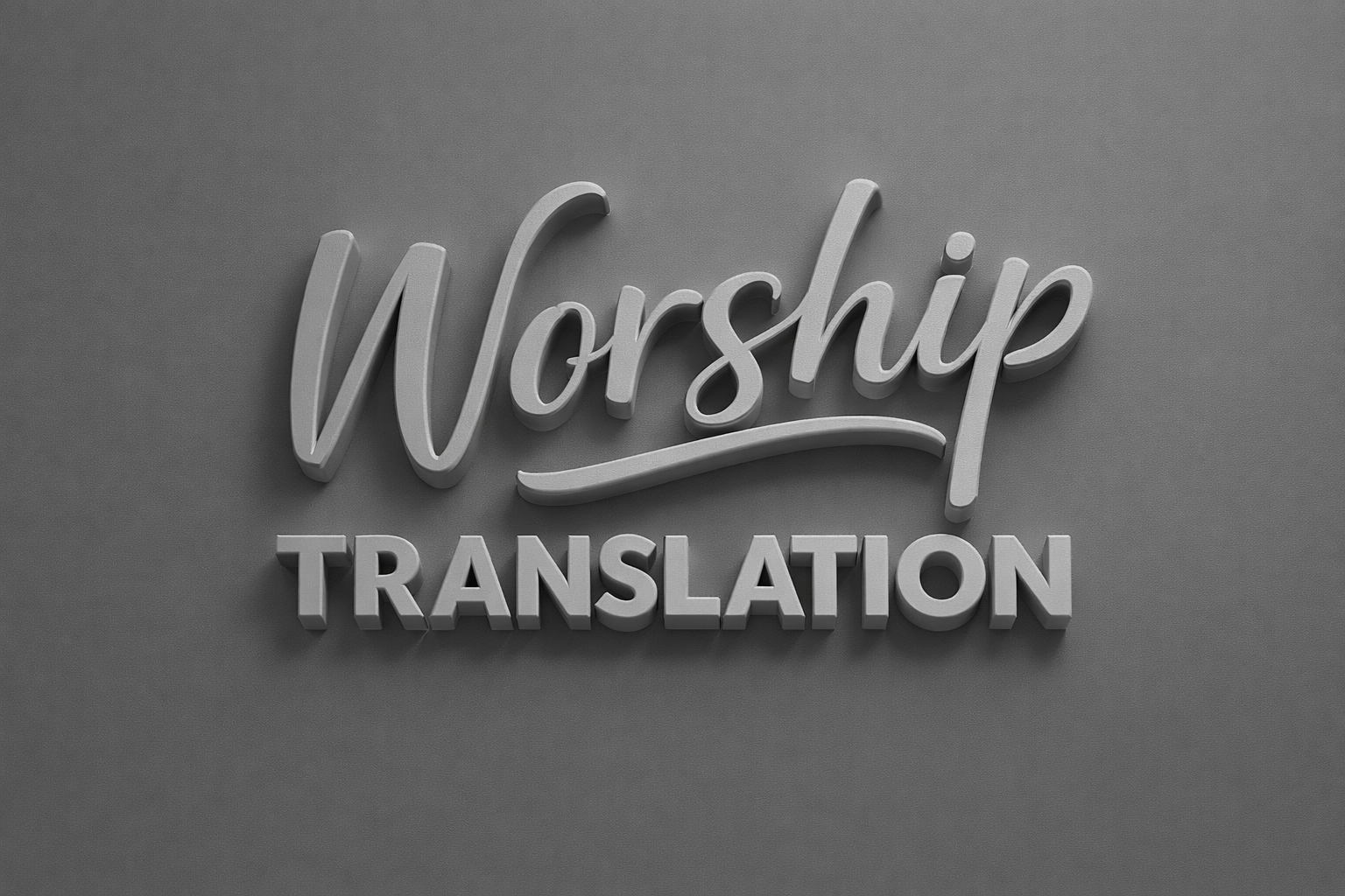 Worship Translation